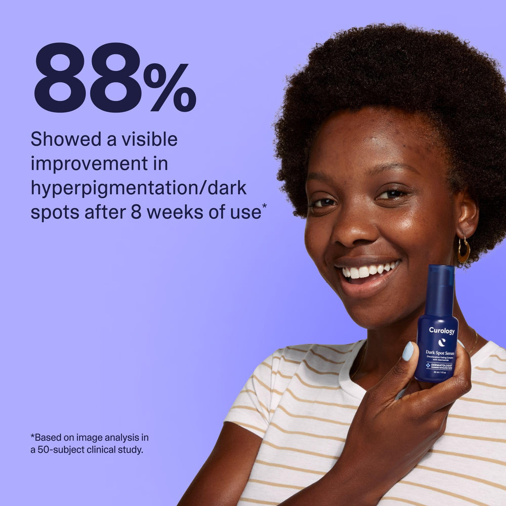 Curology Dark Spot Serum ingredients showcase a niacinamide-powered discoloration-targeting complex.