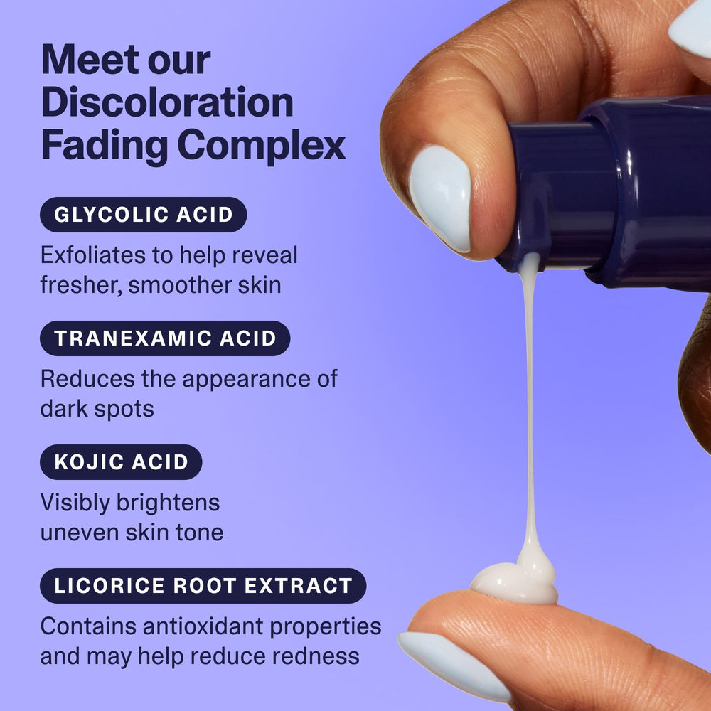 Texture swirl of Curology Dark Spot Serum demonstrating a silky, fast-penetrating consistency.
