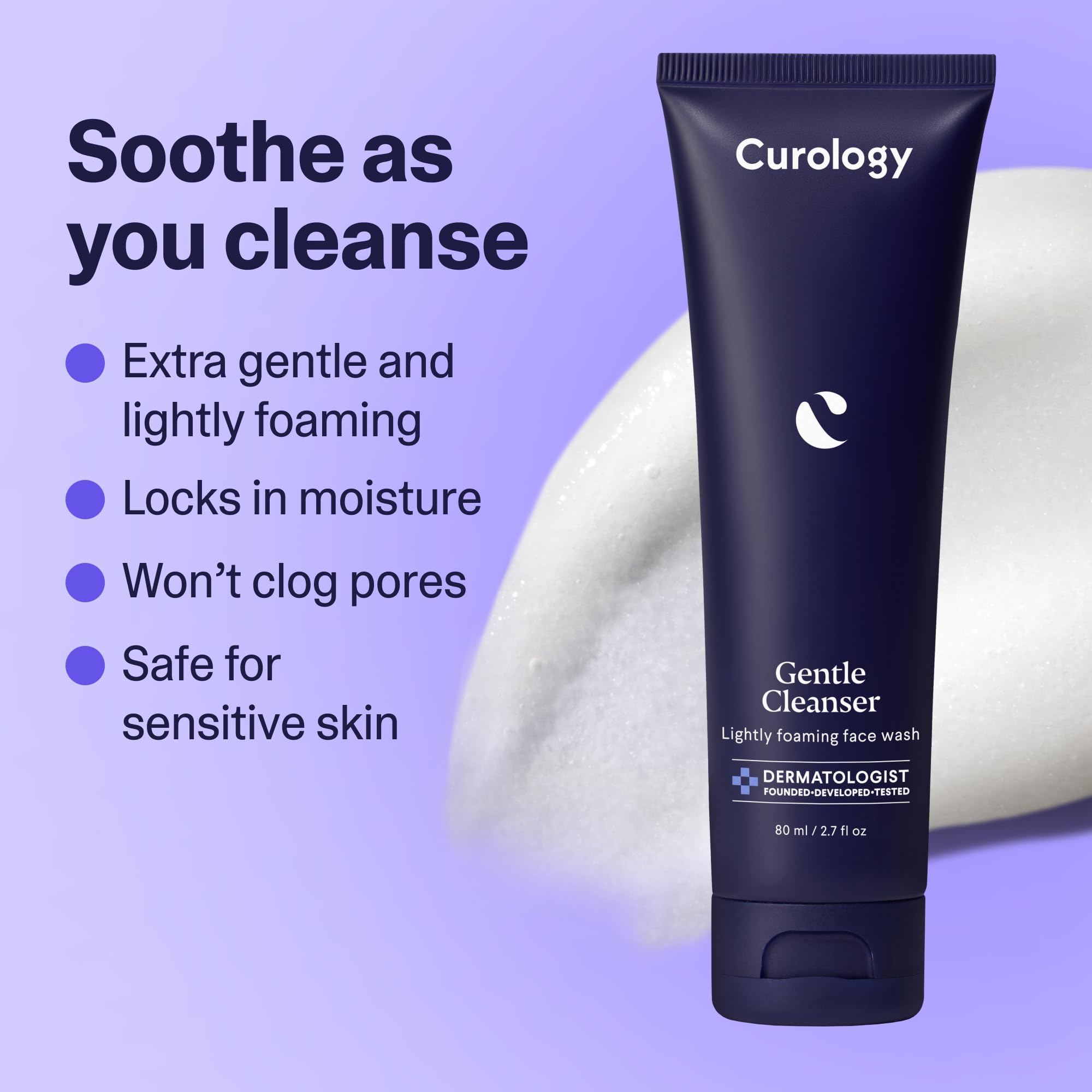 Curology Everyday Skincare Gift Set Acne Body Wash bottle features 2% salicylic acid for body clarity