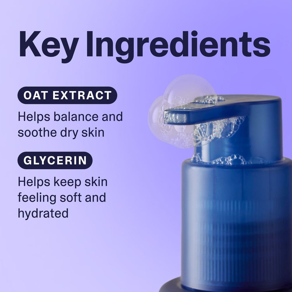 curology fragrance-free cleanser label highlighting sensitive-skin suitability