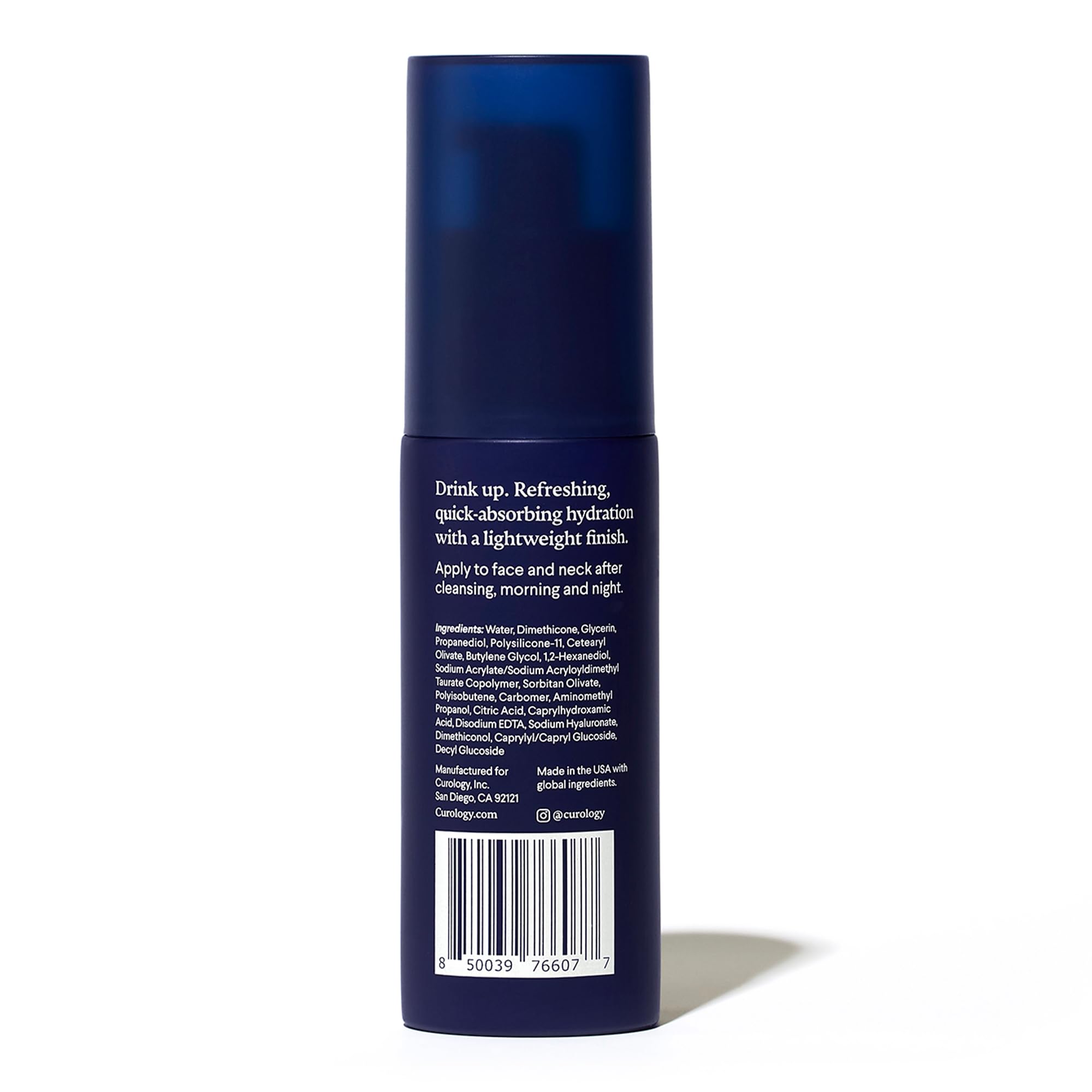 Curology Gel Face Moisturizer spa-like scene suggesting refreshed, smooth skin.