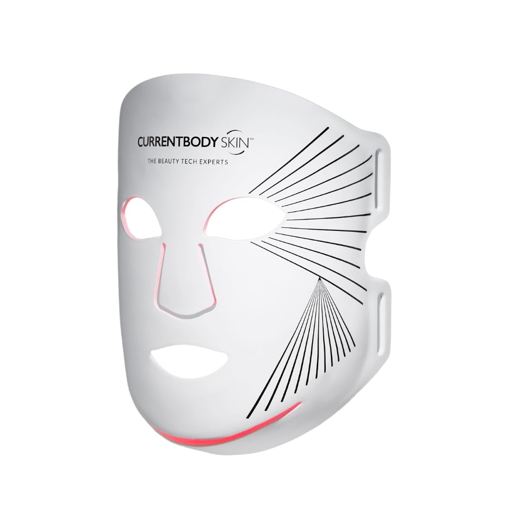 CurrentBody Skin LED Mask Series 2 close-up, comfortable silicone fit for home use