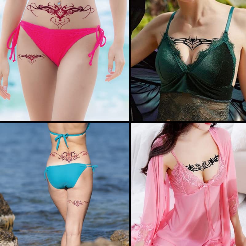 CURTEK multi-use body art stickers for vacations and club nights