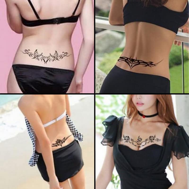 CURTEK easy-apply remove tattoo stickers for quick body art