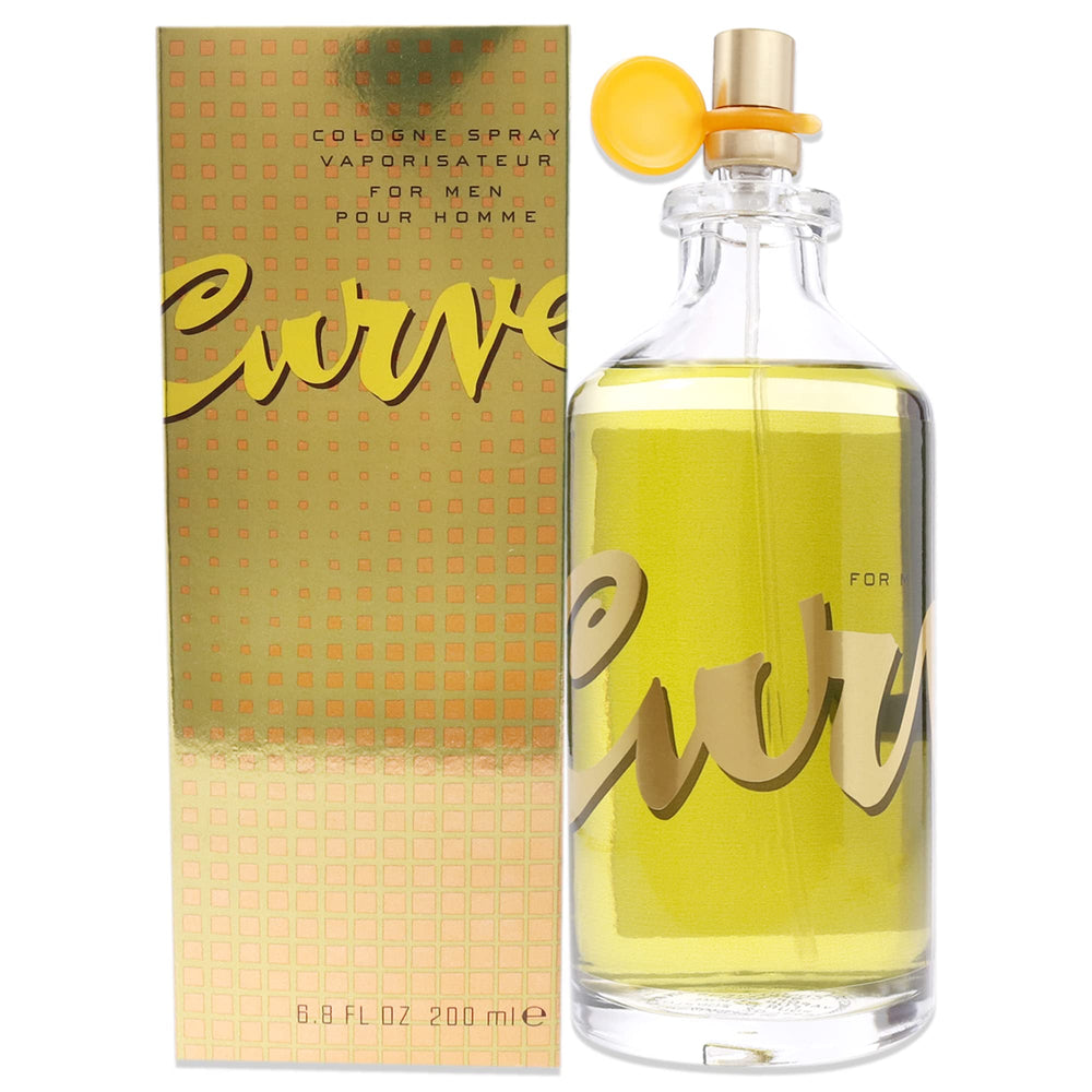 Curve by Liz Claiborne bottle closeup showing daytime-ready fragrance for men