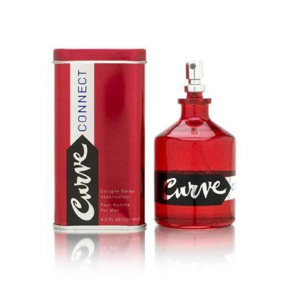 Curve Connect men's cologne bottle offers daily confidence in modern design.