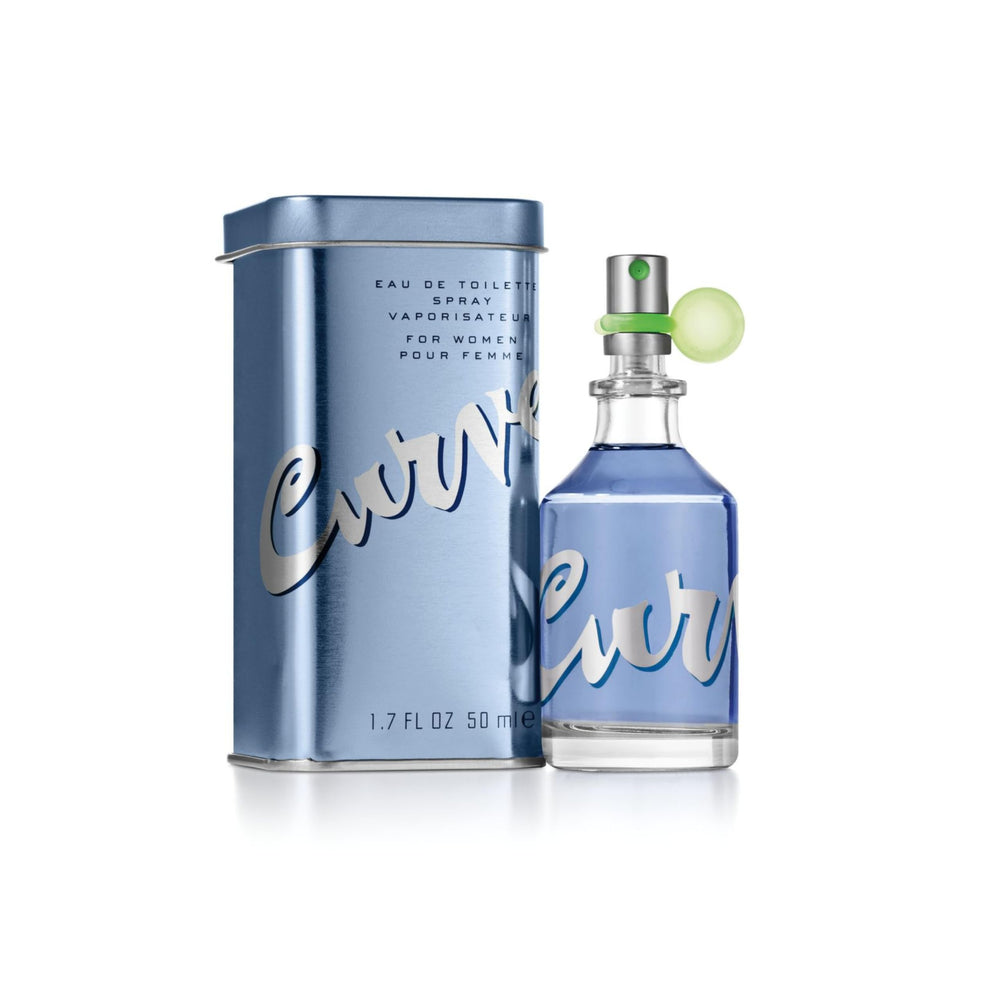 Curve Eau De Toilette spray action for day-to-night routine.