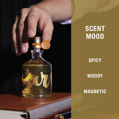 Curve Men's Cologne front label closeup emphasizes sleek packaging and magnetic scent.