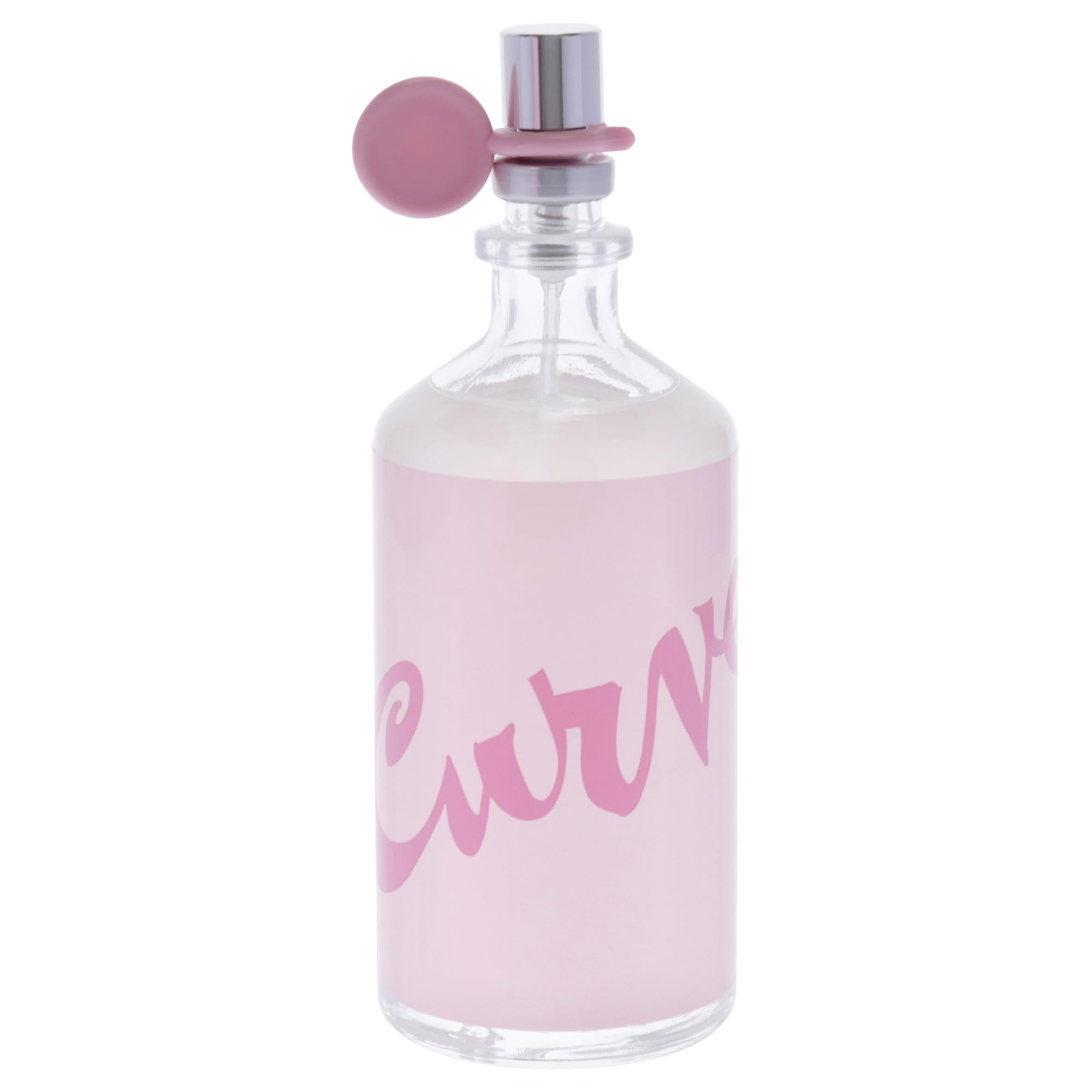 Curve Pink Blossom spray-mist for on-the-go refresh.