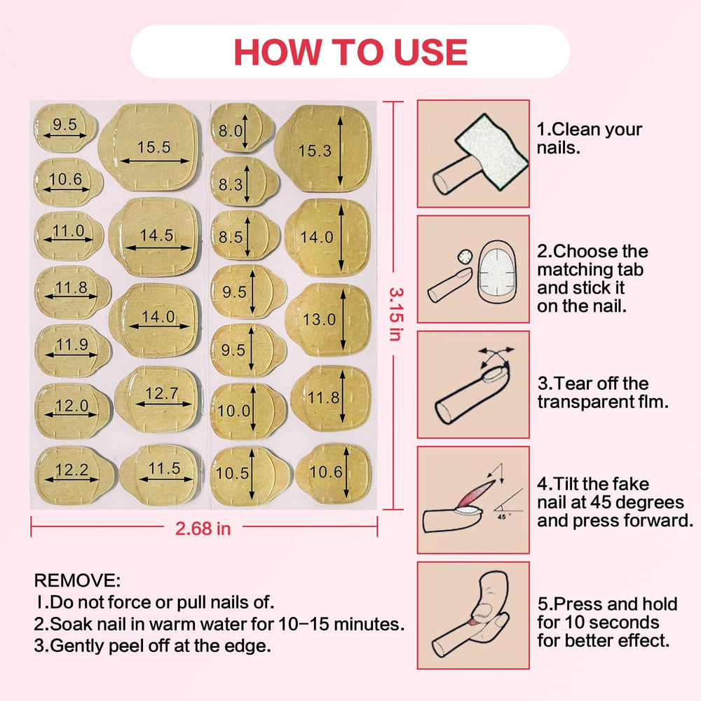 CurvLife adhesive tabs pack enables quick, flawless nail application