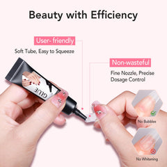 CurvlLife gentle non-acetone remover 20ml with pinpoint applicator for precision.