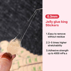 CurvLife long-wear adhesive tab ready for multi-day wear