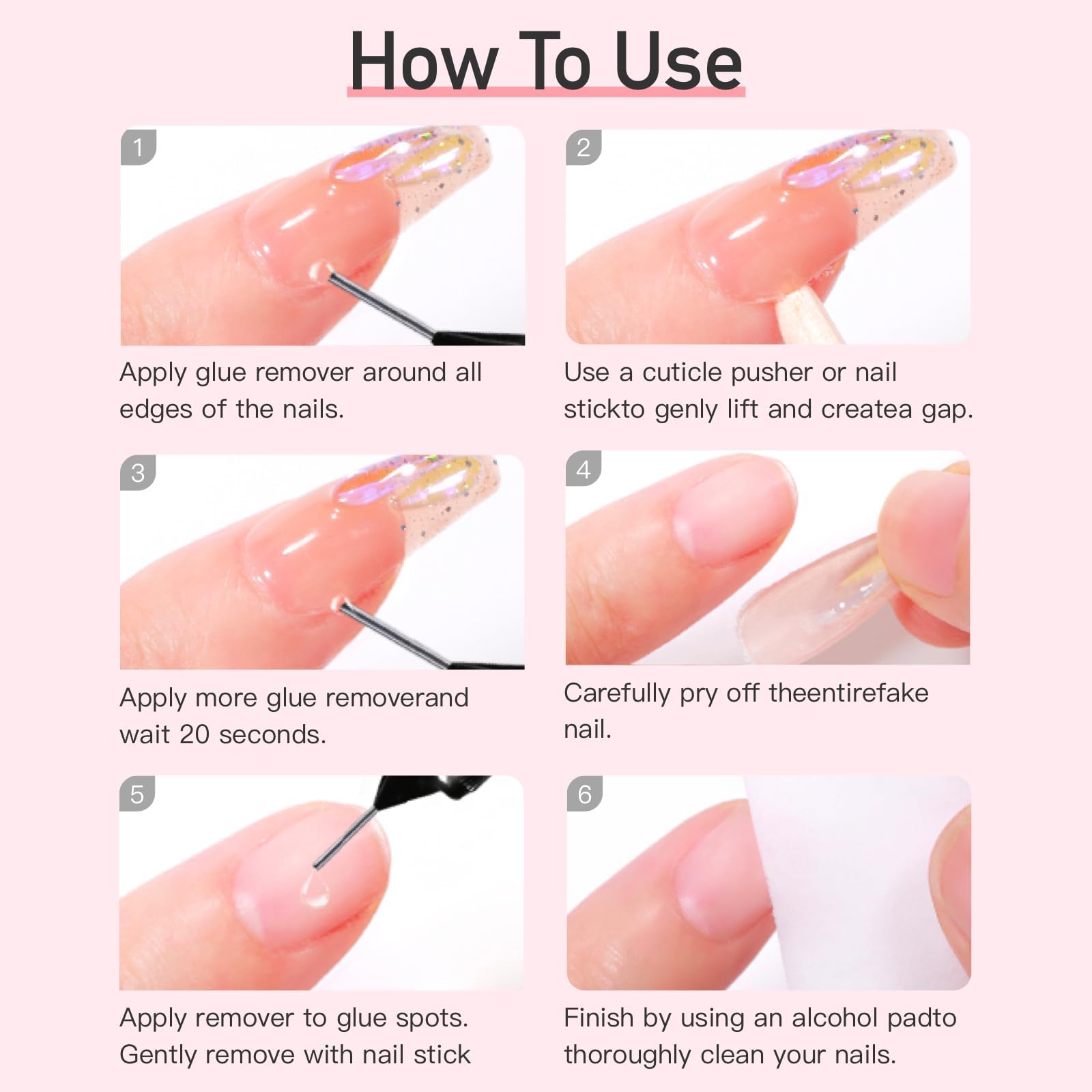 CurvlLife non-acetone remover protects natural nails during cleanup.