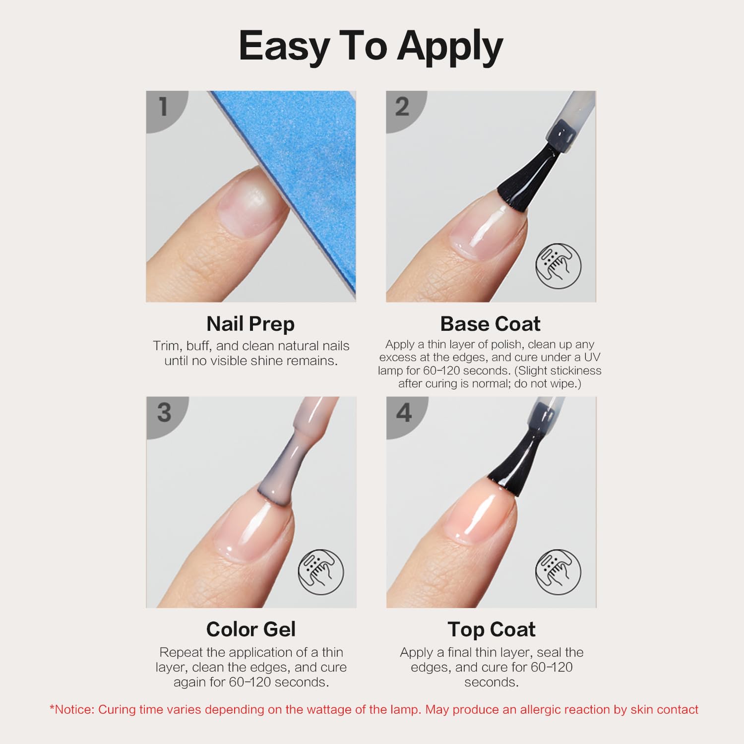 CurvLife soak-off removal demonstrates easy removal without damage