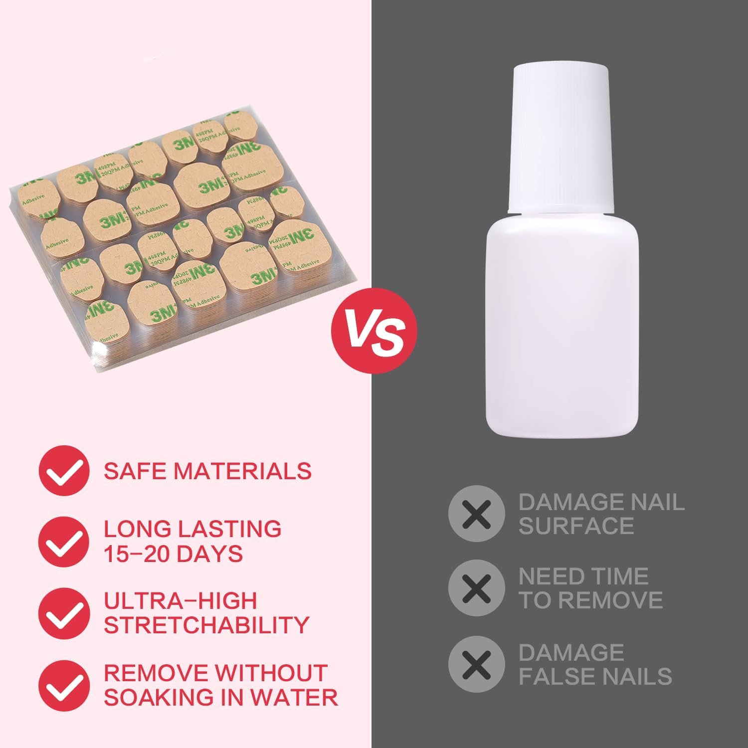 CurvLife value pack adhesives offer quantity for multiple manicures
