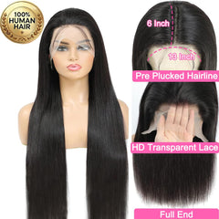CUTE BEIN 13x6 HD lace-front wig side view highlights smooth transition and volume