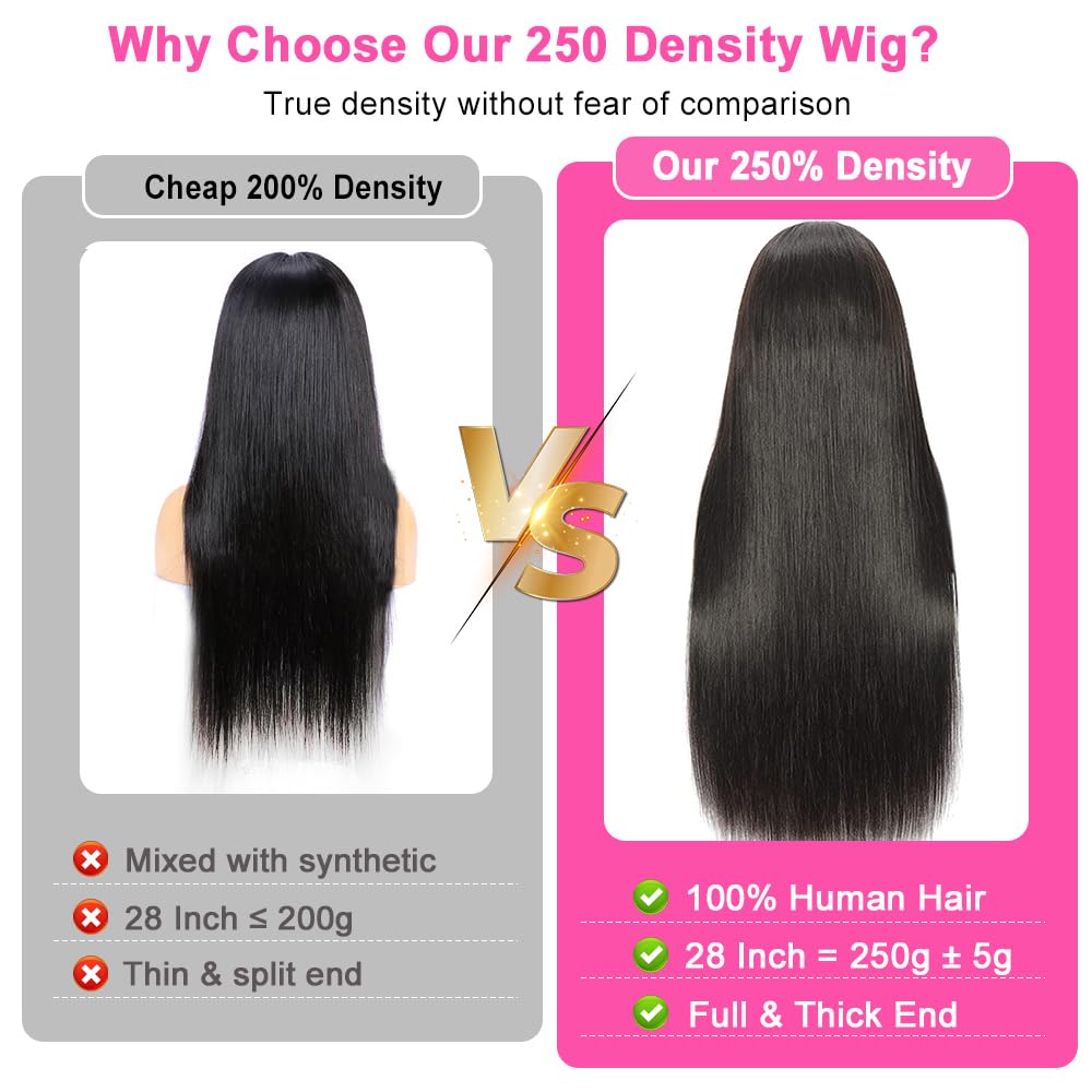 CUTE BEIN 250-density wig demonstrates fullness and easy styling options