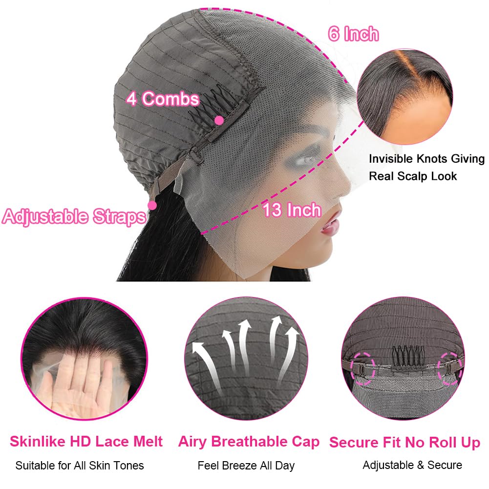 CUTE BEIN adjustable combs and straps ensure comfortable all-day wear