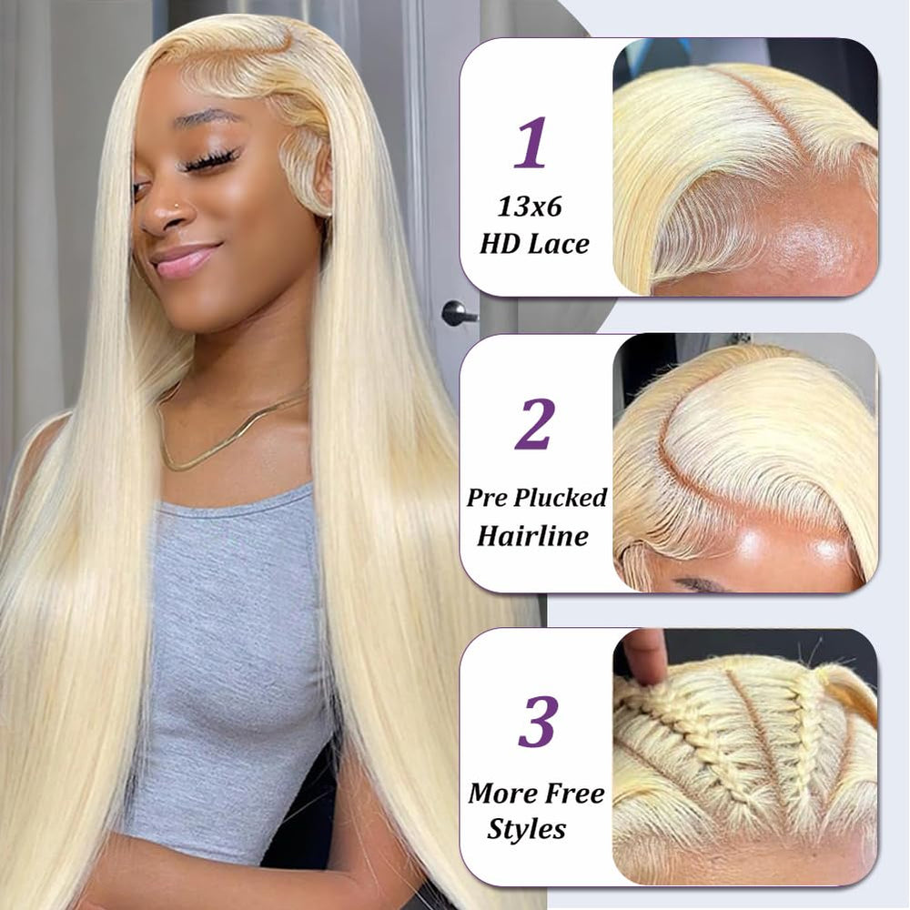 CUTE BEIN pre-plucked baby hair detail offers seamless natural-looking hairline