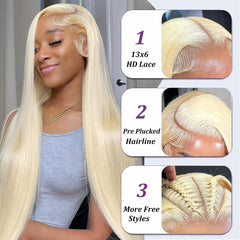 CUTE BEIN pre-plucked baby hair detail offers seamless natural-looking hairline