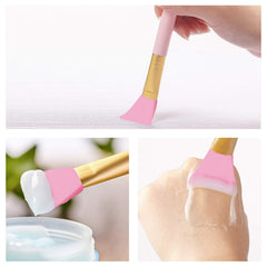 Cuttte silicone applicator rinses easily and resists staining.