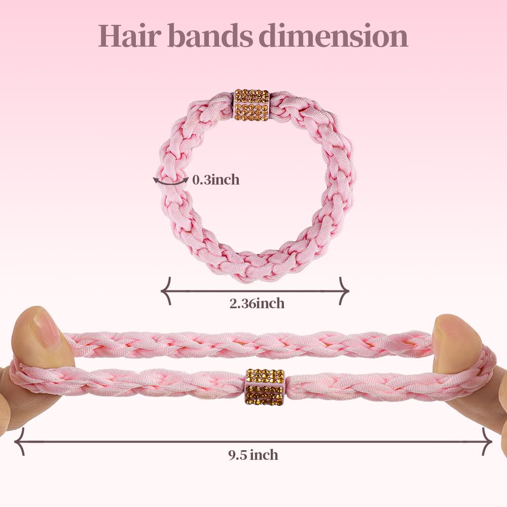 CUZZME hair tie 2-36-inch diameter for thick hair in high ponytails.