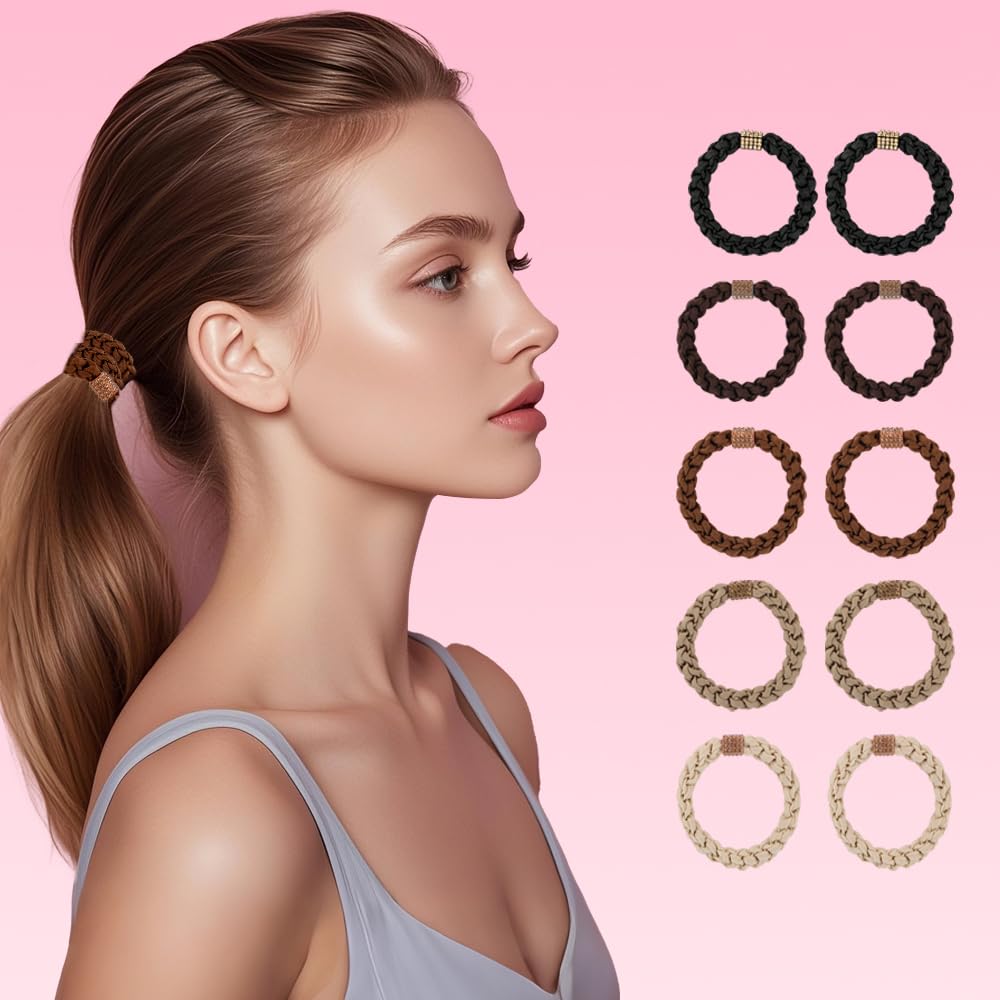 CUZZME sparkly rhinestone detail adds subtle glamour to everyday ponytails.