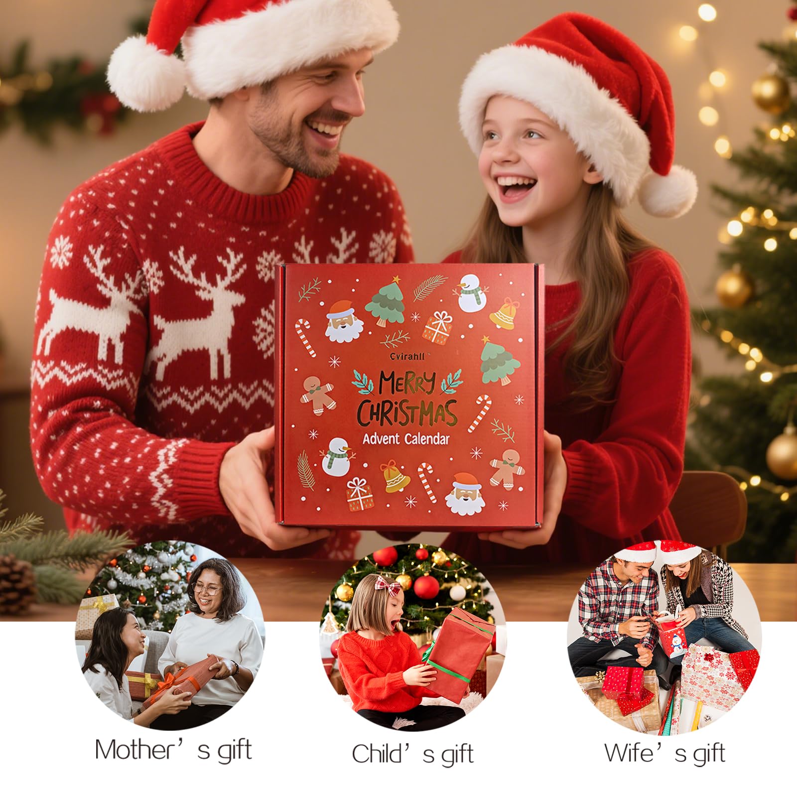 Cvirahll gift-ready presentation ideal for stocking stuffers or coworkers