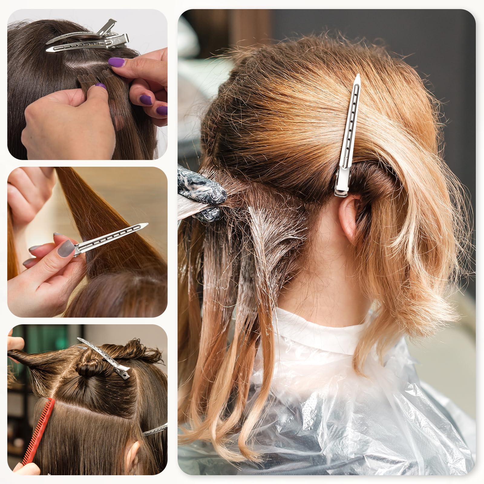 CWJCYTNSN alligator clip versatile for washing and makeup routines.