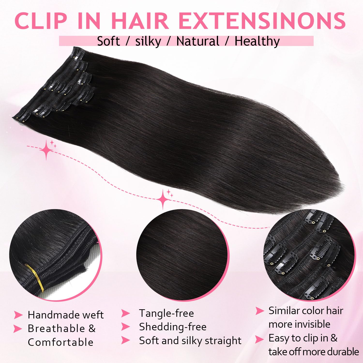 CWRDK Brazilian Remy hair 20 inch extensions showcase silky, tangle-free styling.