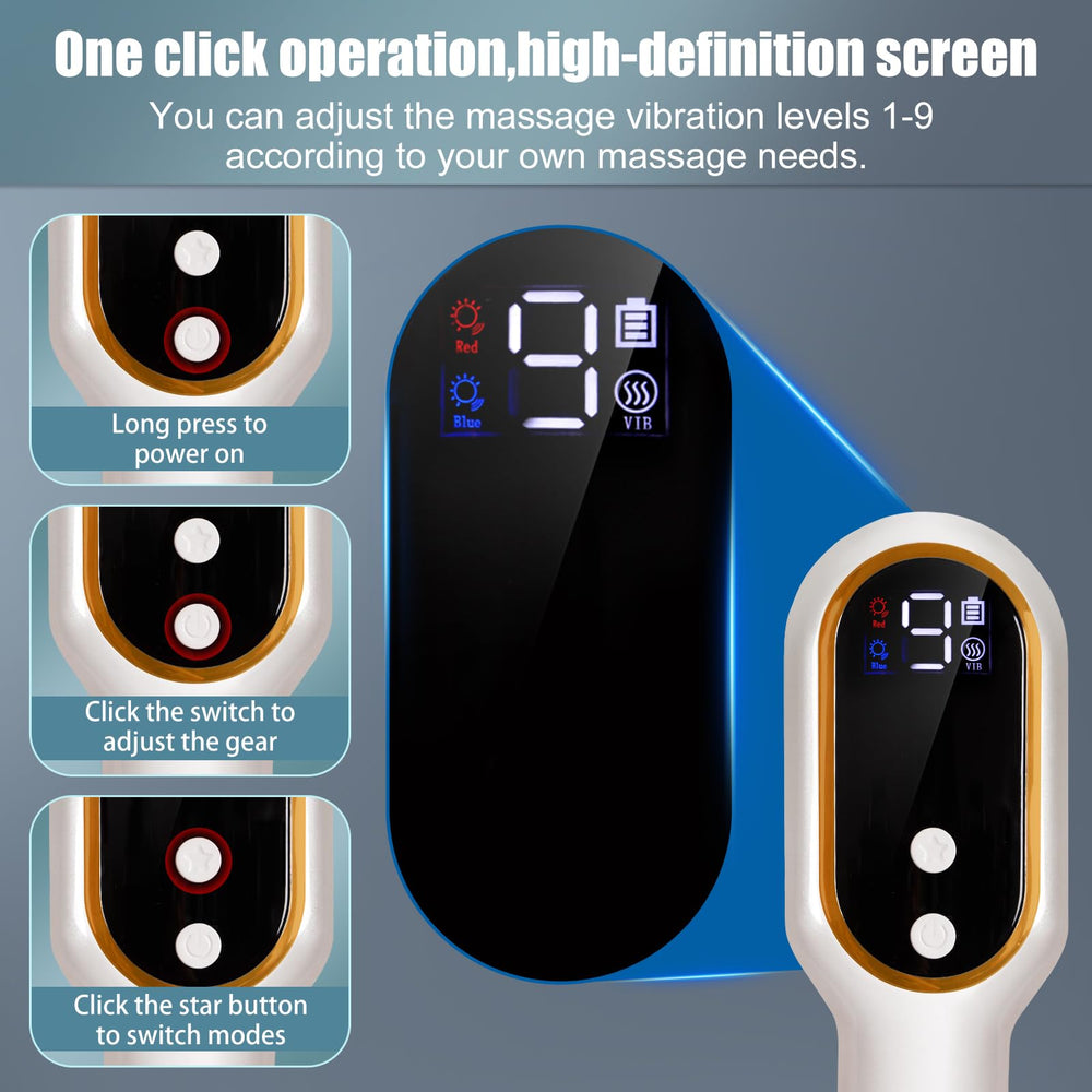 CWTUL Laser Hair Growth Comb light therapy panel highlights dual-wavelength exposure
