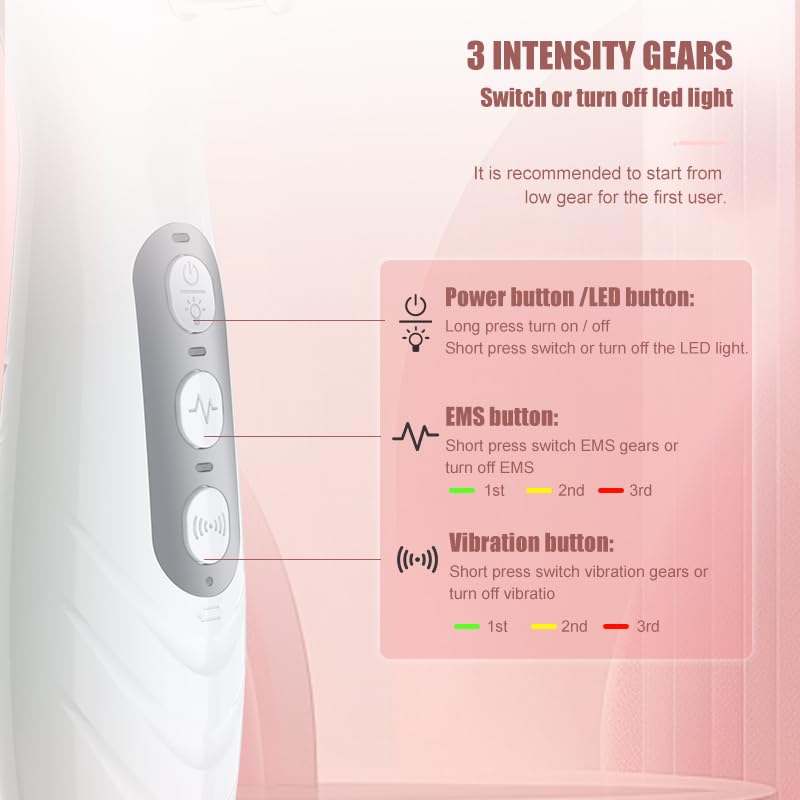 CWTUL Laser Therapy Hair Growth Comb closeup-diodes reveals seven low-level laser diodes.
