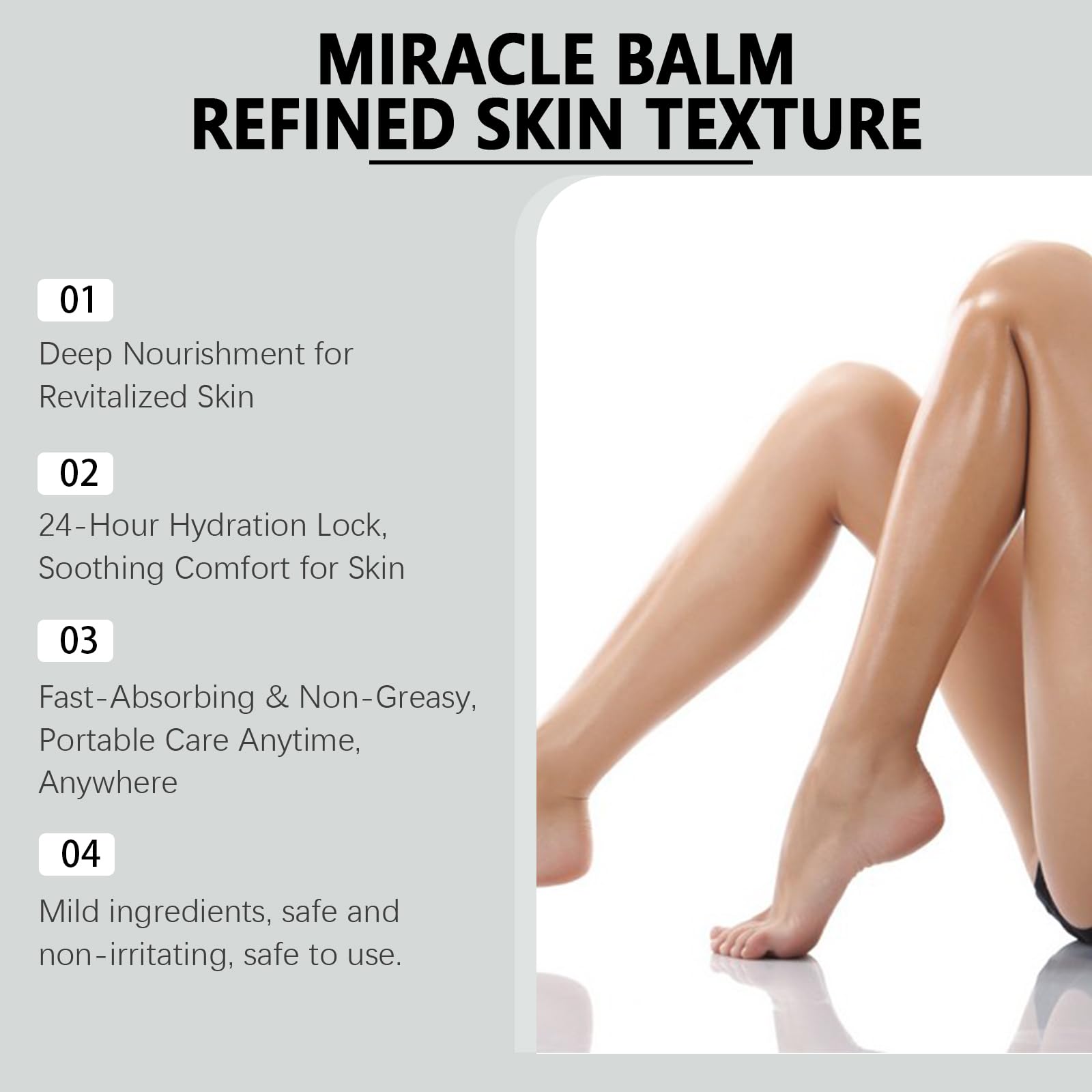 CXDFTL Miracle Balm arms application illustrates quick hydration during daily routines.