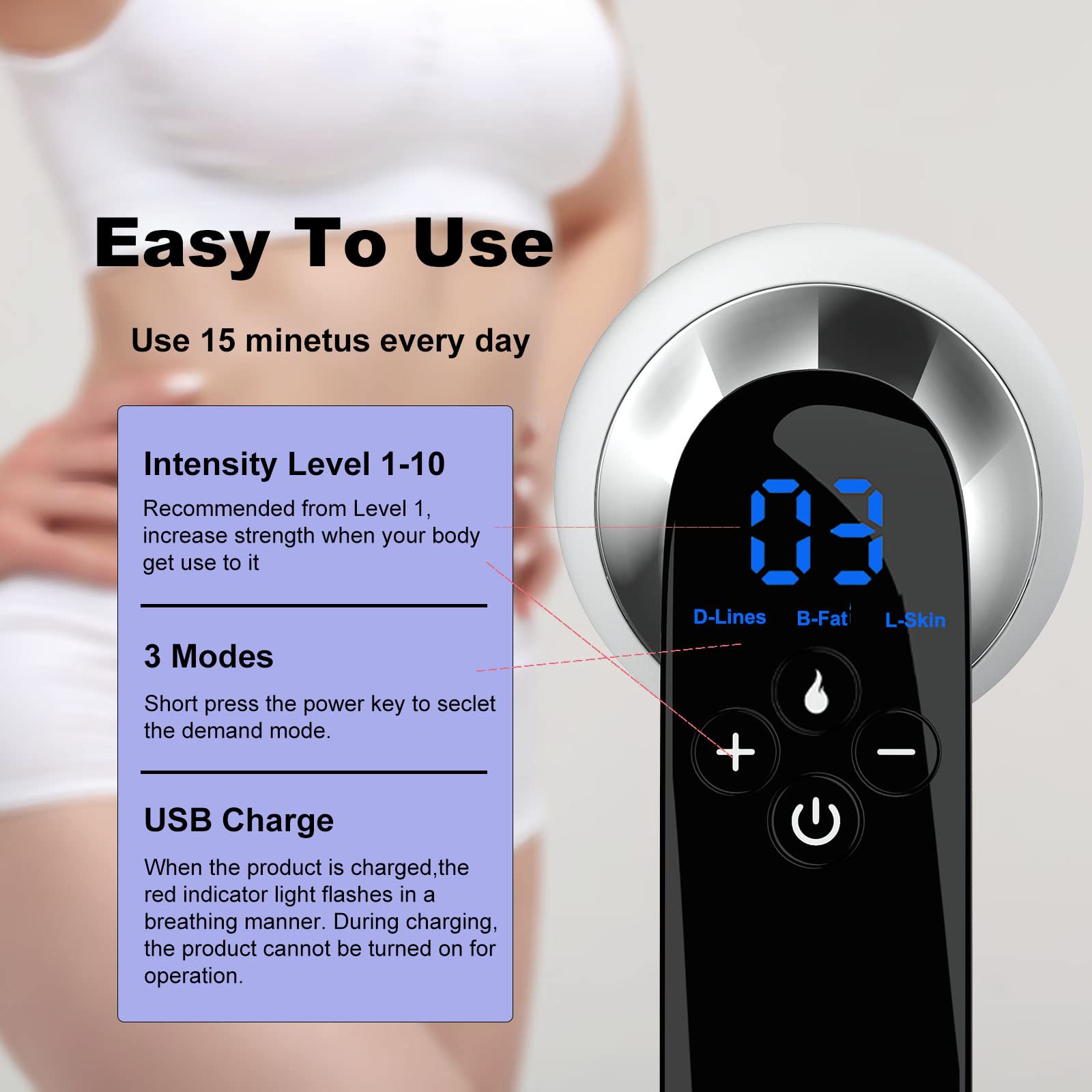 CXGRISE temperature control feature maintains warm, comforting sessions