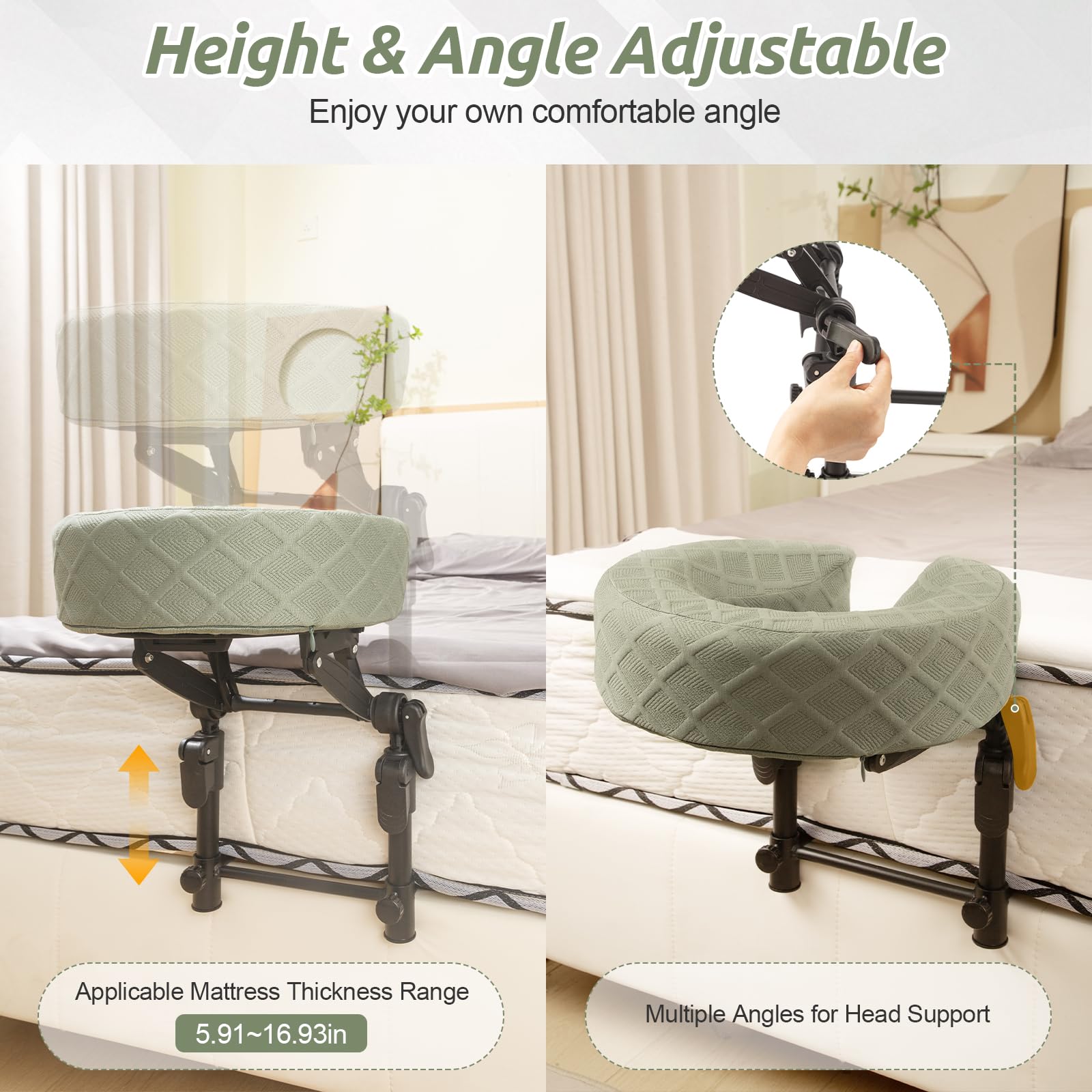 Cxgros 300-degree angle control for personalized positioning