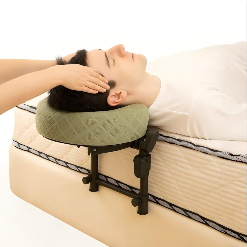 Cxgros massage headrest bed setup for stable head support during at home sessions