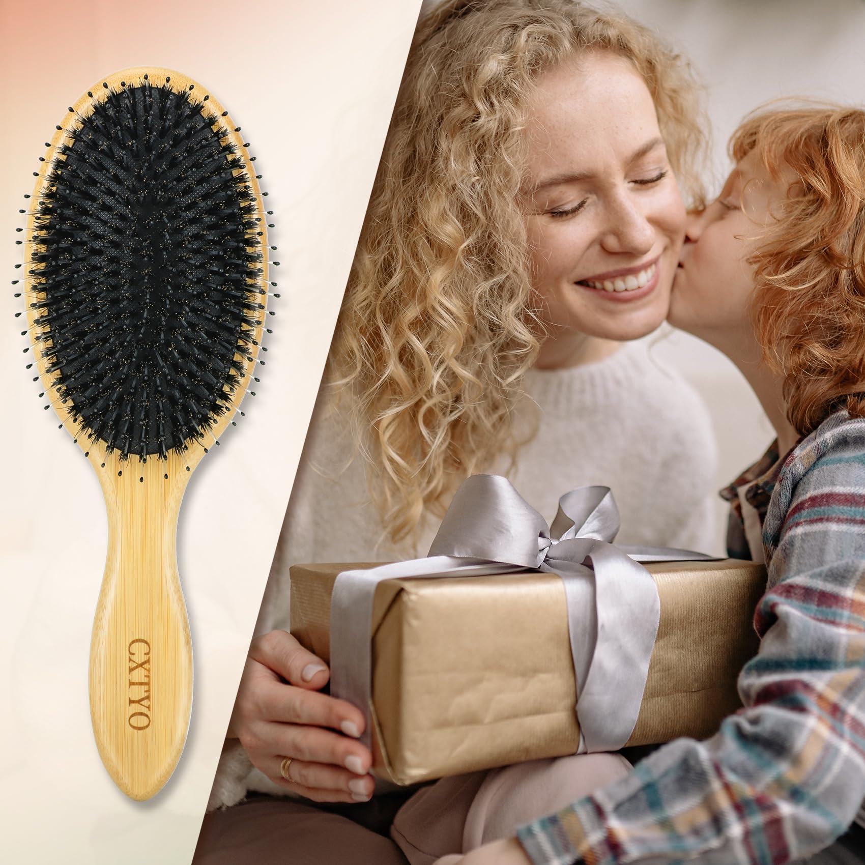 CXTYO works for thick hair, smoothing strands while preserving volume.