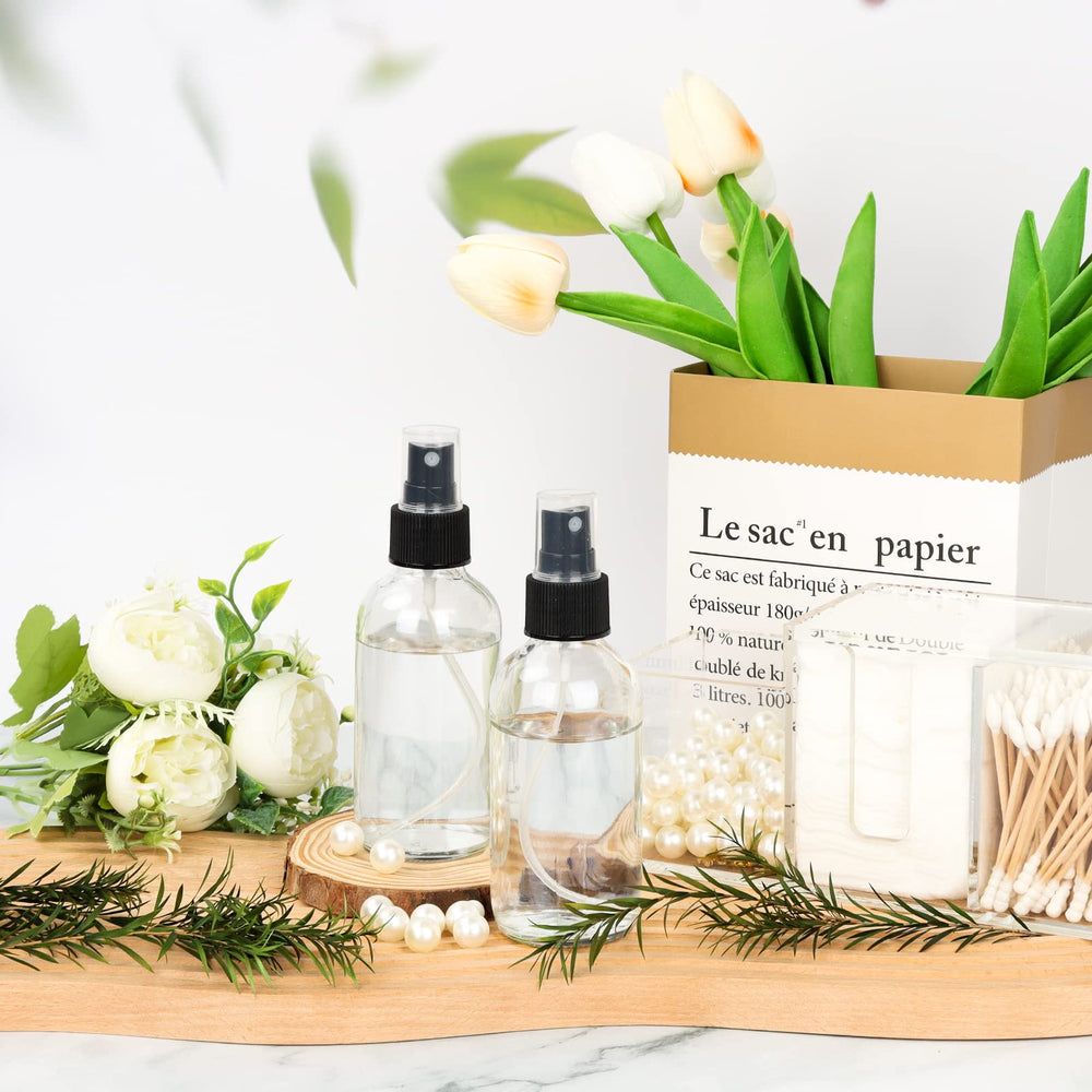 CycleMore glass travel bottles ideal for cosmetics and liquids, compact and leak-proof on the go
