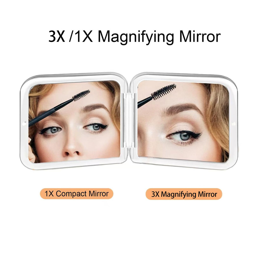 CYHTSHFZ compact mirror 5x-1x delivers precise makeup application.