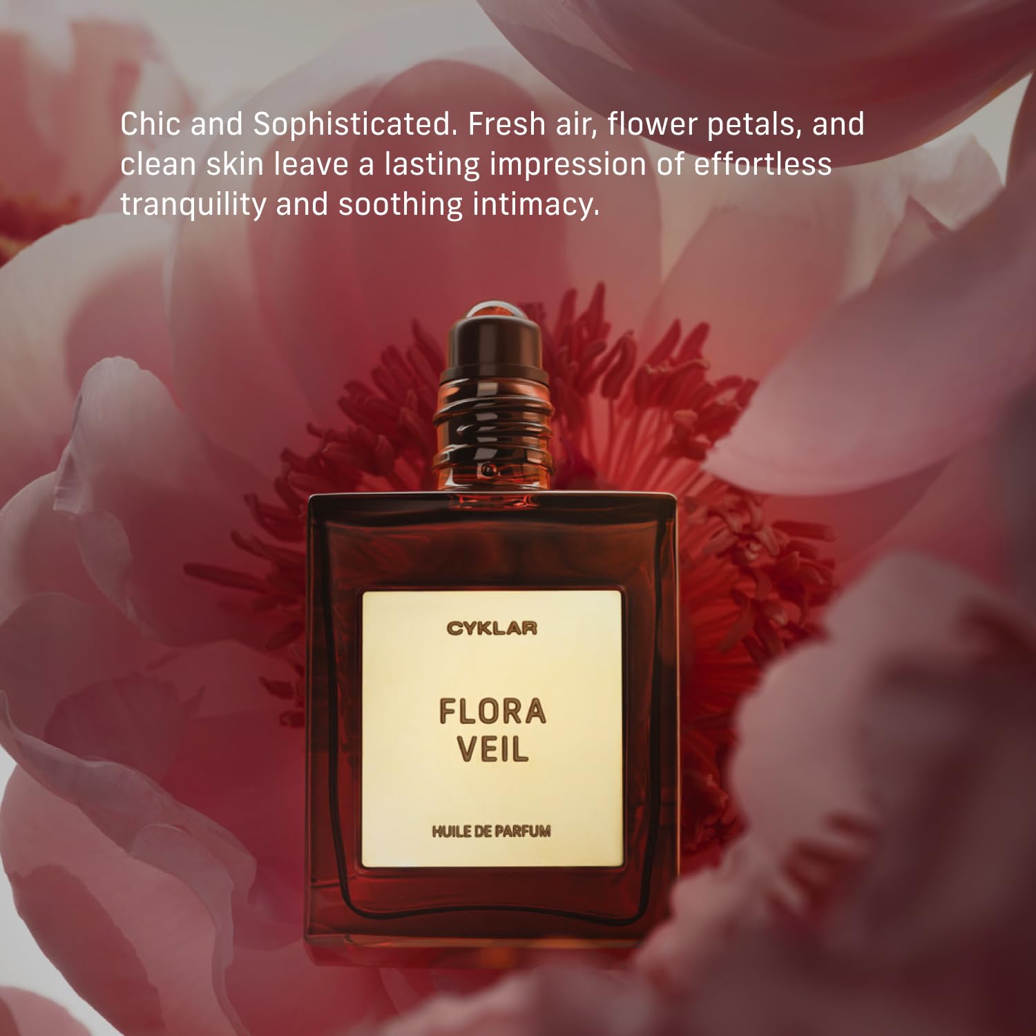 CYKLAR Flora Veil pulse-point dab awakens floral notes.