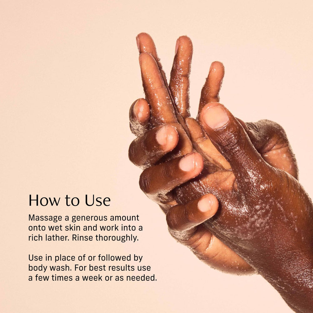 CYKLAR exfoliation in shower delivering smoother skin texture