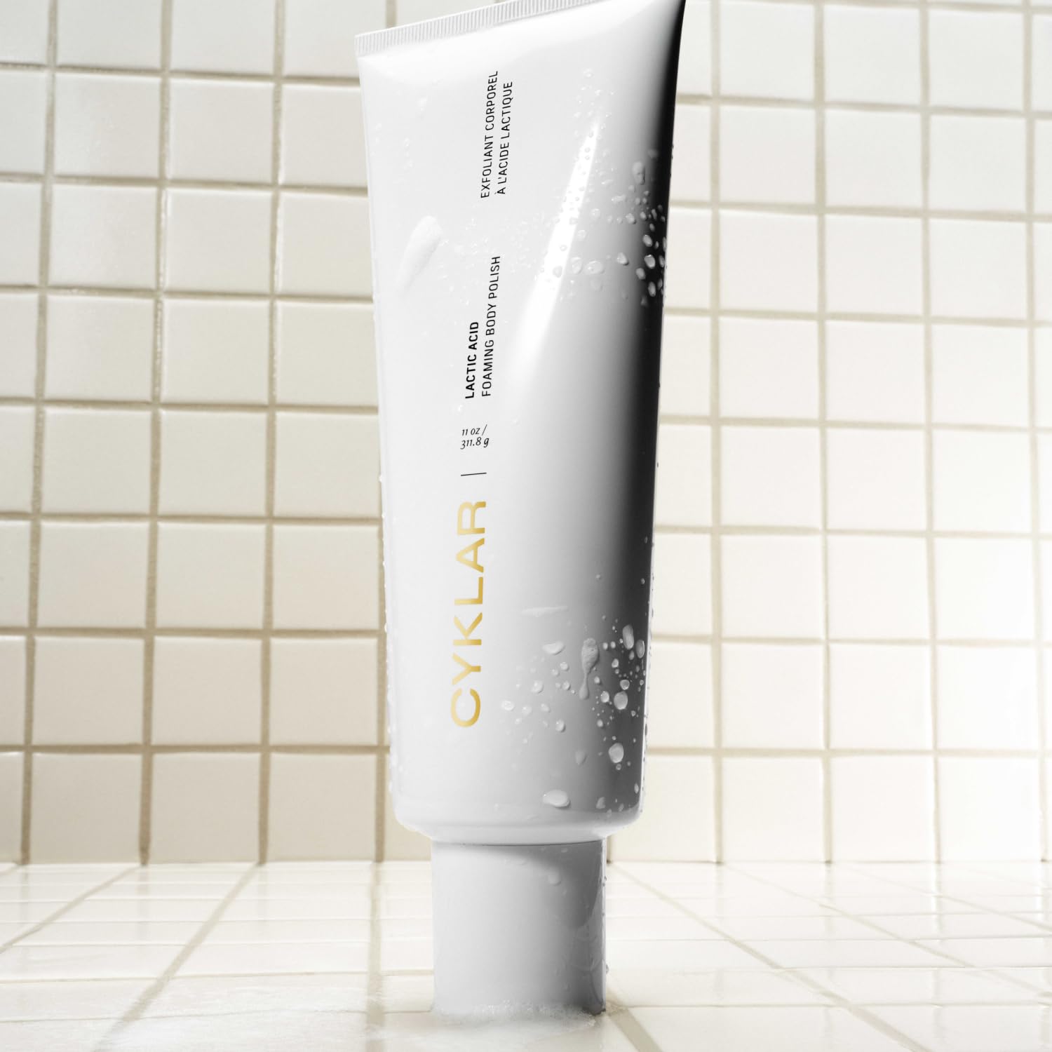 CYKLAR lather rinse revealing soft, renewed skin