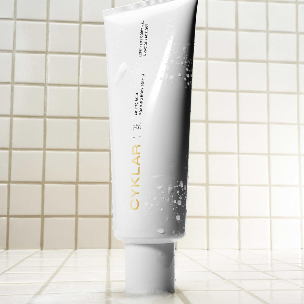 CYKLAR lather rinse revealing soft, renewed skin