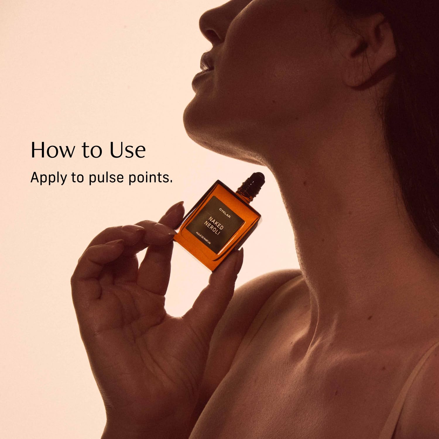 15ml travel-size CYKLAR Naked Neroli bottle ready for on-the-go touch-ups.