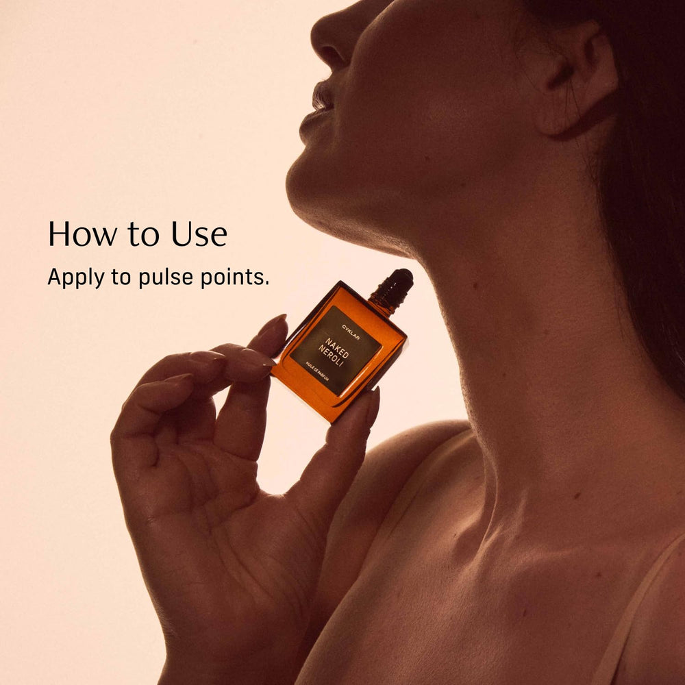 15ml travel-size CYKLAR Naked Neroli bottle ready for on-the-go touch-ups.