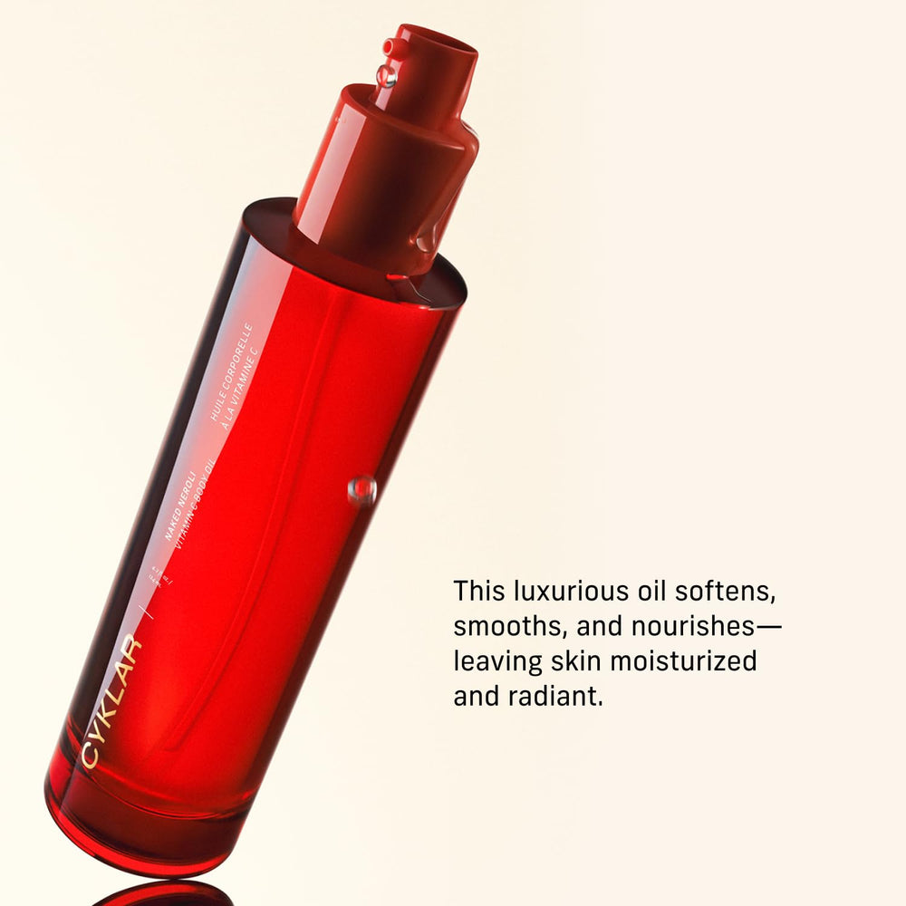 CYKLAR Naked Neroli fragrance close-up with sunlit amber notes