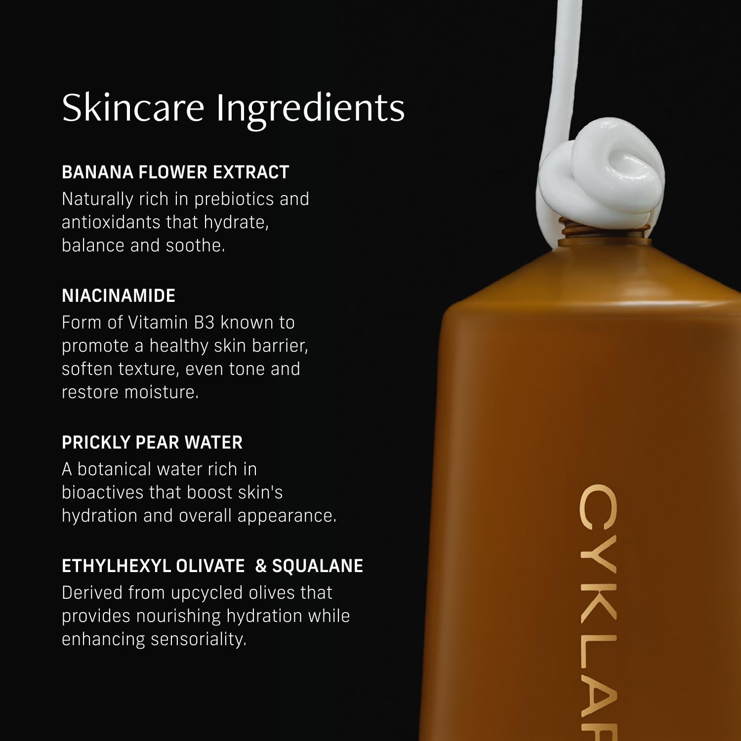 CYKLAR Prickly Pear Water focus indicating deep hydration potential