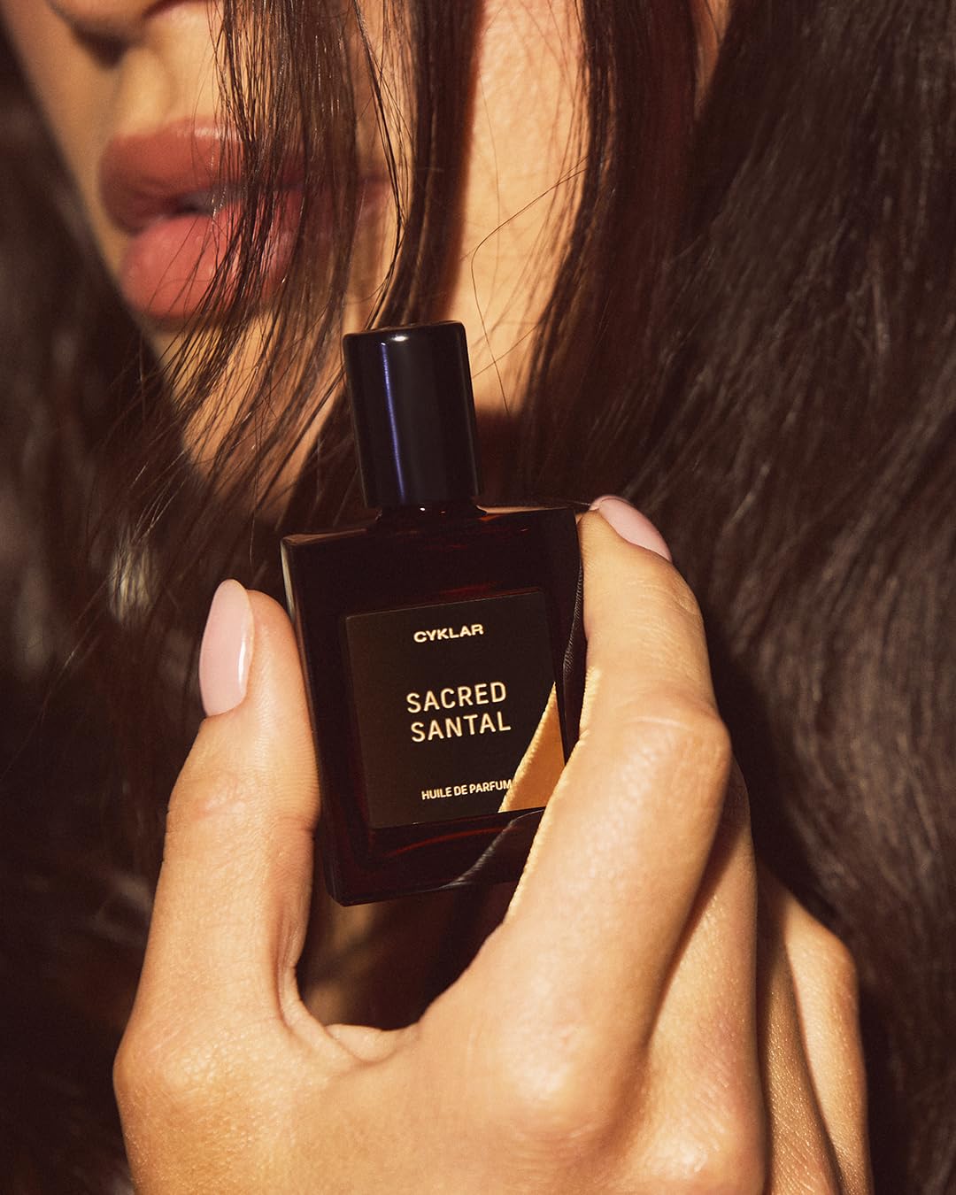 CYKLAR Sacred Santal travel-friendly 15ml bottle for easy touch-ups.