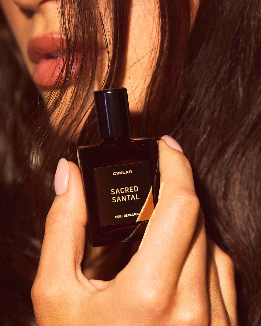 CYKLAR Sacred Santal travel-friendly 15ml bottle for easy touch-ups.