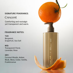 CYKLAR Crescent moisture-lock action illustrated during a refreshing shower.